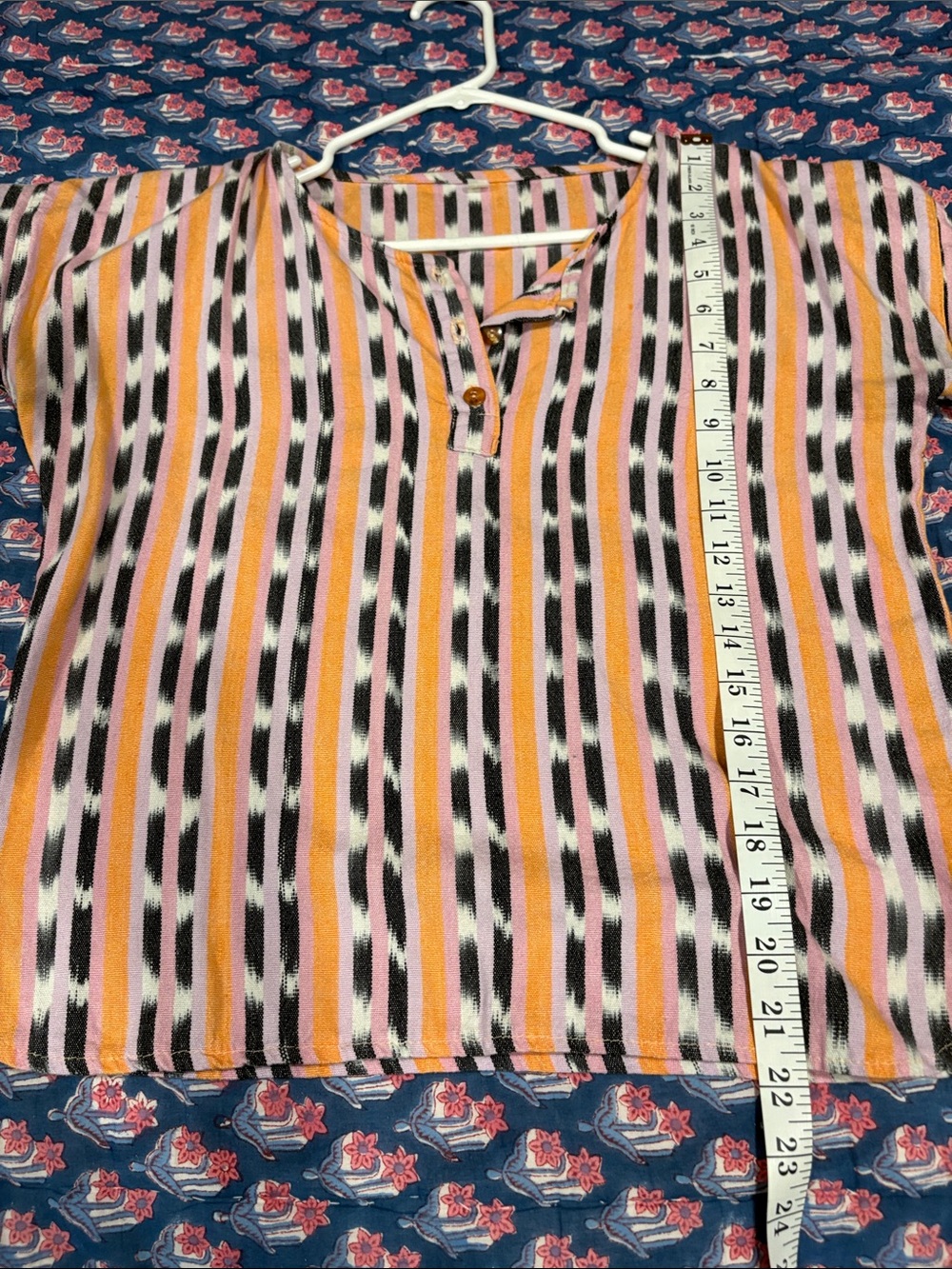 Vintage Guatemalan weave shirt